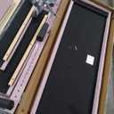 VECELO Queen Size Bed Frame with Diamond Tufted Headboard, Upholstered Platform Bedframe with Wood Slat Support, No Box Spring Needed, Mauve Pink