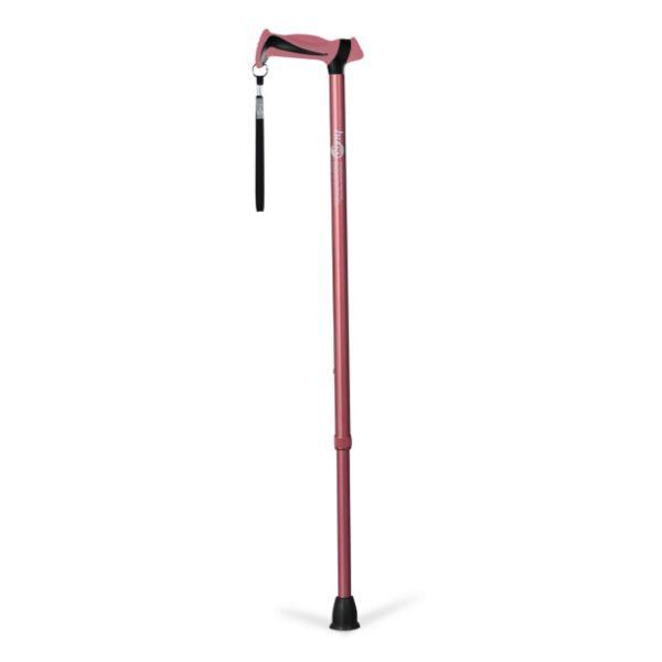 Walking Cane, Folding Cane, Portable Aluminium Alloy Frosted Anti‑Skid Elderly Walking Stick Multifunction Folding Ultralight Tbr