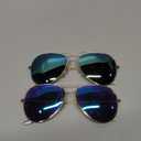 LIVHO Classic Aviator Polarized Sunglasses for Men Women Spring Hinge Metal Frame UV400 Protection