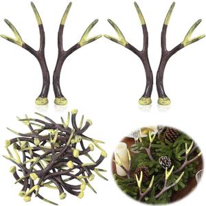 Jetec 12 Pcs Hunting Birthday Party Decorations Supplies Deer Hunting Birthday Decoration Table Centerpieces DIY Paintable Weddings and Camo Party Celebrations for DIY Crafts