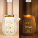 House Warming Gifts, New Home Housewarming Gifts for Women Men Couple, Funny Glass Candle Holder, New Apartment Gifts for Friend, New Homeowner Gifts Ideas for Home Buyers