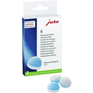 6 x Jura 64308 Cleaning Tablets for all Jura Automatic Coffee Centers, 6-Count
