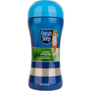Fresh Step Litter Box Attractant Powder to Aid in Training - All Natural Training Aid for Cats and Kittens - Cat Attract Additive for Litter Box, 9 Ounce (9 oz - 1 Pack)