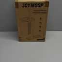 JOYMOOP Mop and with Wringer Set, White Flat Squeeze Mop Set for Floor Cleaning, Wet Dry Mop for Walls, Wall Cleaner with Long Handle, Hardwood Floor Mop-5 Microfiber Cloths