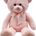Holiday Home Jumbo Bear Plush - Pink, 36 in