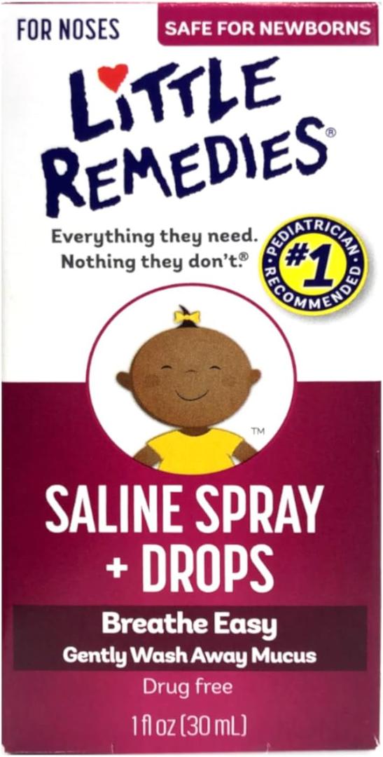 Little Remedies Saline Spray and Drops, 30ML