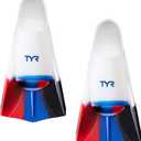 TYR Stryker Silicone Swim Fin for Racing and Training (X-Large, Clear)