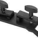 Denash Umbrella Chair Clamp, ABS Black Camera Tripod Umbrella Holder Clip, Outdoor Umbrella Bracket Stand Clamp Accessory for Photography