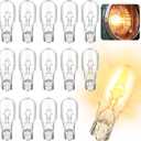 15 Pcs 912 Bulbs Compatible with 54766, 912 Auto/RV/Marine Replacement Interior Light Bulb, License Plate Side Marker Automotive Interior Dashboard Dome Light Replacement, 12V and 8.9 W