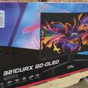 msi MPG 321CURX QD-OLED, 32-Inch,4K UHD, 3840x2160,1700R,OLED Monitor, 240Hz,0.03ms, DisplayHDR True Black 400, G-SYNC Compatible, HDMI 2.1, DP 1.4a, USB C (98W PD),Height Adjustable, Black