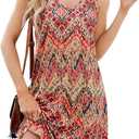 Summer Dresses for Women Casual Tank Dress with Pockets Swim Coverup Sundress (M)