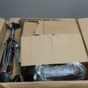 ROWELL Drum Throne with Backrest Hydraulic Drum Stool Height Adjustable Airlift Drum Thrones 4 Leg Heavy Duty Drum Seat 4.3 in Thick Padded Drum Chair Drum Stools for Drummers, Guitar Players (Blue) (Motorcycle)