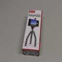 GPX 7 Inch Micro Smartphone Tripod, Includes Smartphone Adapter and Mounting Adapter, Max Height 6.1 Inches (TPD78B), Black