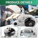 Water Pump 45005 AW5104 AW5087 for 1999-2006 Chevy Silverado Tahoe Express, 1999-2006 GMC Envoy Sierra Yukon XL, 2003-2006 Cadillac Escalade Workhorse Saab 4.8 5.3 6.0L Water Pump G7341 252-845
