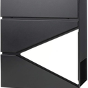 Lockable Mailboxes with Keys,Outdoor Wall Mounted Mail Box with Large Capacity,14 3/10" x 4 1/10" x 13",White