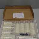 Raycare Flameless Candle with Remote Timer  9 Flickering Acrylic Battery Operated LED Pillar Candles with Embedded Star String for Christmas, Home Decor, and as a Gift (Ivory)