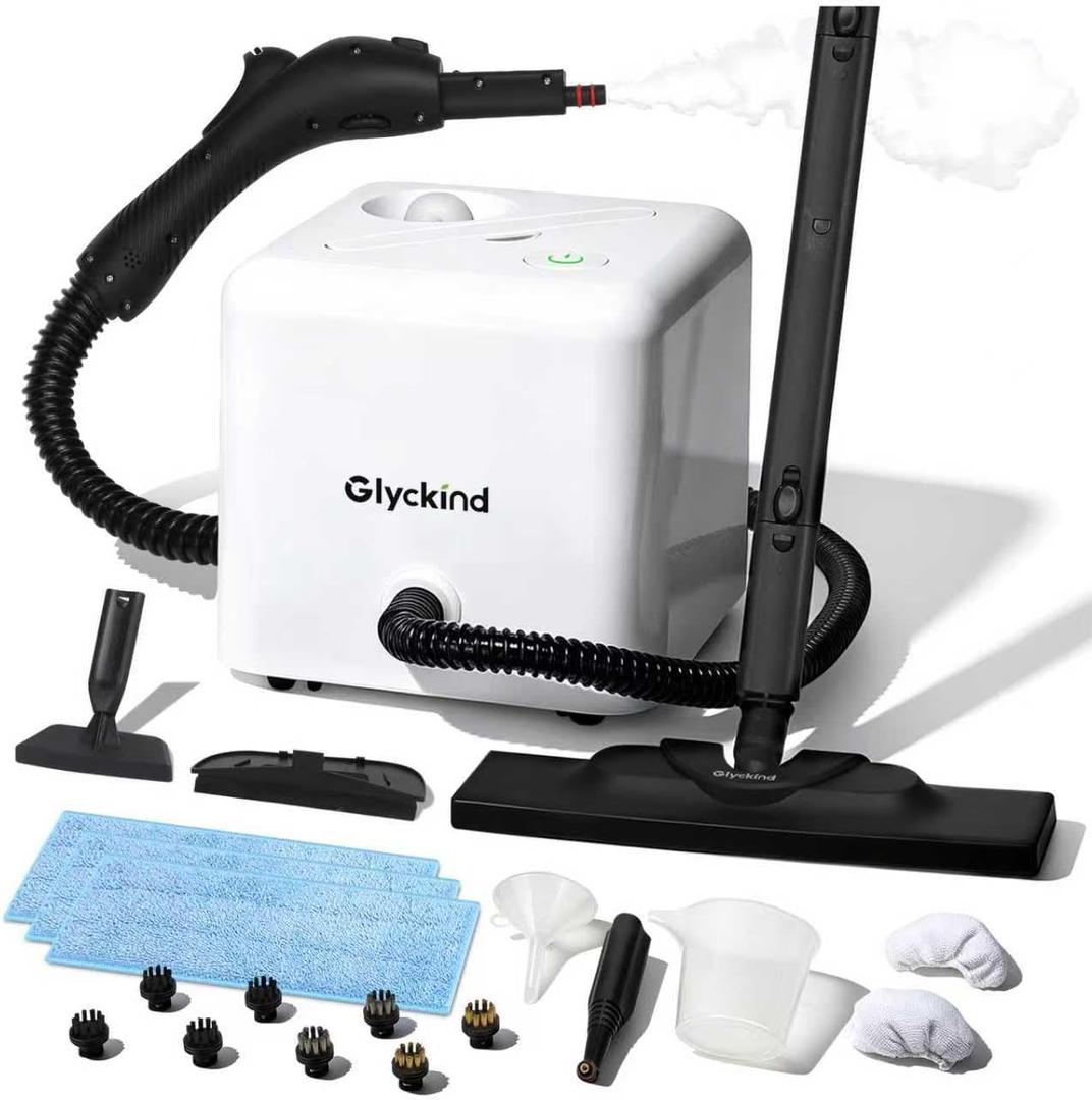 Steam Cleaner with 23 Accessories, High Pressure Steam Cleaner for Home | Multi-function Steamer for Home Use Natural Deep Cleaning Steamer for Home Furniture, Floor, Window