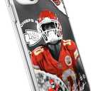 Compatible with iPhone 14 Case, Stylish Full-Body Protection Soft TPU Shockproof Phone Clear Case(Kansas-City-Pacheco)