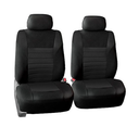 FH Group Car Seat Covers Premium 3D Air Mesh Front Set with Gift - Universal Fit for Cars, Trucks & SUVs (Black) FB068102