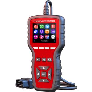 K2 obd2 scanner obd2 scanner diagnostic tool with Battery Tester, Check Engine Fault Code Reader with freeze frame, oxygen sensor testing, I/M readiness status,suitable for OBDII/EOBD vehicle