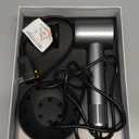 Hair Dryer, 160000 RPM High-Speed Ionic Low Noise Blow Dryer with Brushless Motor for Fast Drying, Thermo-Control Quiet Hair-Dryer with Diffuser and Nozzle for Home Travel Salon (Sliver)