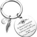 Pack of 2, Xuiuhqi Mothers Day Gifts For Mom Birthday Gifts From Daughter Son, Keyrings For Valentines Day Christmas Thanksgiving Day