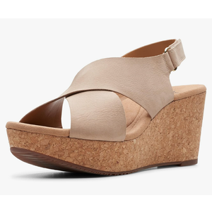 Clarks Women's Annadel Eirwyn Wedge Sandal, size 8