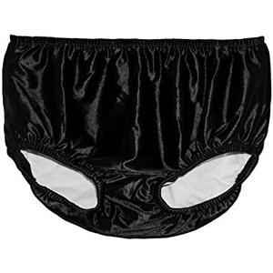 Toddler Kid Adult Special Needs My Pool Pal Swimsters Reusable Swim Diaper (Adult Small, Black) (Adult Small-Waist: 26-36"; Leg: 17-23")