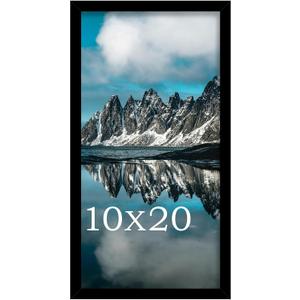 Picrit 10x20 Picture Frame, Photo Frame for Wall Mounting Display, Black