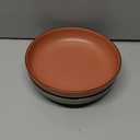 Pasta Bowls Set of 2 - Large 30 oz Bowls - Stylish Ceramic Plates - Safe for Oven, Microwave & Dishwasher - Salad Bowl Set of 2 - Pasta Bowl Plates - Deep Plate with Lid Edge - Blates Dinnerware