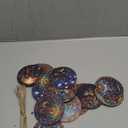 24 Pcs Spanish Christian Ornaments Religious Wooden Hanging Christian for Christmas Tree Nativity Scene for Pastor Church Members Church Baptism Decor