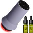 ZDEER Lymphatic Drainage Massager, Cupping Tool for Massage Therapy, Hot Stones Gua Sha Tool with Heat, 6 Levels for Muscle Relaxation & Circulation with 2 Essential Oils