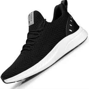Feethit Mens Slip On Walking Shoes Blade Tennis Shoes Non Slip Running Shoes Lightweight Workout Shoes Breathable Mesh Fashion Sneakers, Size 9