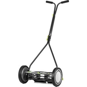 Earthwise 1715-16EW 16-Inch 7-Blade Push Reel Lawn Mower, Grey