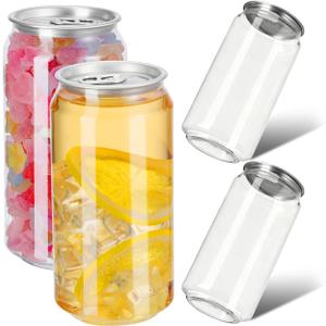 400ml Plastic Juice Bottles Aluminum Caps Leakproof Beverage Containers for Smoothies Milk 10 Pack
