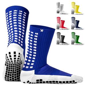 Lux Dual Grip Soccer Socks for Men & Women with GripArray - Engineered Performance & Comfort - Anti-Slip Design - Grip Socks