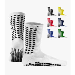 Lux Dual Grip Socks - Soccer Grip Socks for Men and Women. GripArray Performance & Comfort, One Size 6 - 11.5