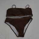 Yacun Women Swimsuit Brown XL