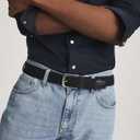 CHAOREN Stretch Belt Men 2 Pack - 1 3/8" Braided Golf Belts For Men - Casual Elastic For Pants and Jeans