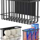 Magnetic Basket Fridge Lint Bin Dryer Ball Holder Laundry Room Organization Home Storage for Class Office School