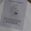 Vabches Vanity Makeup Mirror Desk with Stool, Makeup Vanity Set with 6 Drawers and Shelves, Vanity Table with Power Strip, Vanity Mirror 3 Lighting Color Adjustable, White (43.3*15.8*57in)