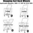 Shopping Cart Back Wheels 507-9
