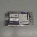 105 Pcs Screw Hooks, 6 Sizes Bronze Cup Hooks, Screw Hooks for Hanging, Metal Cup Hooks Screw in (1/2", 5/8", 3/4", 7/8", 1'', 1-1/4")