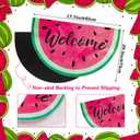 Ceenna Summer Watermelon Coir Doormat Watermelon Welcome Doormat Indoor Outdoor Summer Door Rug Non Slip Front Door Mat for Bathroom Porch Kitchen Decor Gift, 17 x 29 Inch
