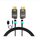 8K Detachable Full Fiber Optic Armored HDMI 2.1 Cable 3FT, Ultra High Speed 48Gbps, Support 8K@60Hz 4K@120Hz, Dynamic HDR, eARC, Compatible with PS5/Xbox/Blu-ray/TV/Monitor/Projector