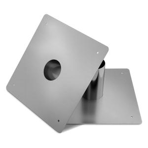 2.36" OD Stainless Steel Direct Vent Wall Thimble,for Walls Ranging from 4.7 "to 7.0",Suitable for Indoor Gas Water Heater