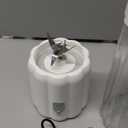 COKUNST Portable Blender, Small Smoothie & Shake Maker with LED Display, 17 oz (500ml) Personal Blender with 6 Blades, USB C Rechargeable Juice Mixer with Extra Lid for Travel, Office Gym Home, White