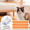 Cat Water Fountain Pump for 50oz, 95oz Fountain, Ultra Quiet Pump with USB Cable, LED Light and 6 Packs Pet Fountain Filters