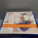 Gym1 6-Piece Doorway Gym Indoor Playground - 6-Piece, Blue - Indoor Playset with Sensory Swing, Pull-Up Bar & Rings, Trapeze, Ladder & Knotted Rope