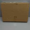 IMAXTOP 2 Pack Shoe Organizer for Closet,Foldable Shoe Storage Organizer with Adjustable Dividers, Shoe Storage Box with Clear Cover, Fits up to 16 Pairs, Beige